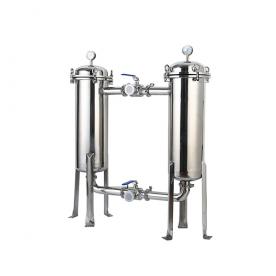 Side entry bag type duplex filter
